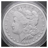 1894 O MORGAN DOLLAR VG