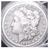 1898 S MORGAN DOLLAR F