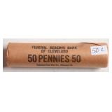 1961 D UNC PENNY ROLL