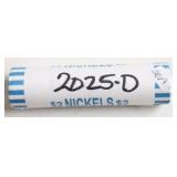 2025-D BANK ROLL NICKELS