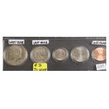 1925 D - 5 PIECE MINT SET