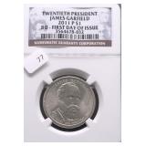 2011P NGC GEM BU PRESIDENT DOLLAR