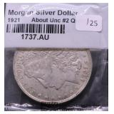 1921 MORGAN DOLLAR XF