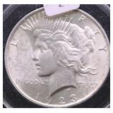 1923 CHOICE BU PEACE DOLLAR