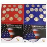 2014 MINT SET P D MINTS
