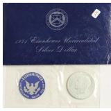 1971 S SILVER GSA IKE DOLLAR