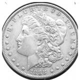 1888 MORGAN DOLLAR XF