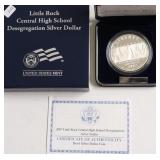 PROOF DESEGREAGATION SILVER W BOX PAPERS
