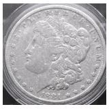 1881 MORGAN DOLLAR VG