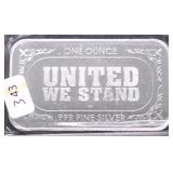 1  OZ .999 SILVER BAR