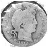 1914 D BARBER QUARTER G