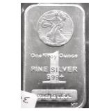1  OZ .999 SILVER BAR