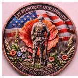 1OZ .999 COPPER ROUND