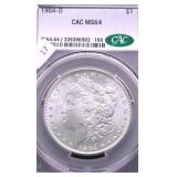 1904 O CAC MS64 MORGAN DOLLAR