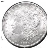 1921 CHOICE BU MORGAN DOLLAR