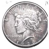 1926 S PEACE DOLLAR VF