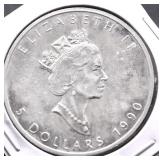 1990 CANADA MAPLE LEAF AU