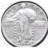 1930 S STANDING QUARTER XF