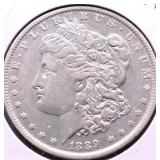 1889 O MORGAN DOLLAR AU