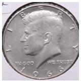 1966 KENNEDY HALF DOLLAR CH BU