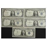 5-1957 1$ SILVER CERTIFICATES