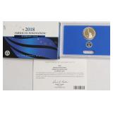 2018 AMERICAN $1 PROOF COIN