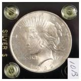 1922 PEACE DOLLAR CHOICE BU