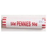 2025 D BANK ROLL PENNY  LAST YEAR MINTED RARE