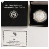 PROF WEST POINT SILVER DOLLAR W BOX PAPERS