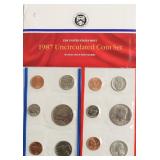 1987 MINT SET P D MINTS