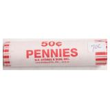 2025 D BANK ROLL PENNY  LAST YEAR MINTED RARE