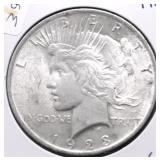 1923 CHOICE BU PEACE DOLLAR