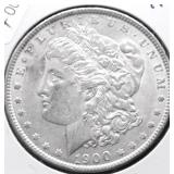 1900 MORGAN DOLLAR AU