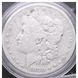 1880 MORGAN DOLLAR VG