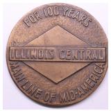 ILLINOIS CENTRAL RAILROAD MEDAL