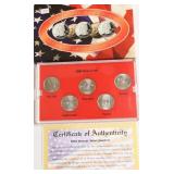 2002 GEM BU QUARTER SET