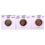 3 CULL INDIAN HEAD CENTS