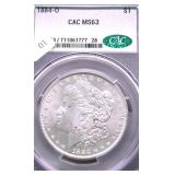1884 O  CAC MS63 MORGAN DOLLAR