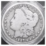 1887 O MORGAN DOLAR G