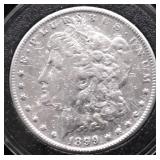 1899 O MORGAN DOLLAR VF