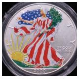 COLORIZED SILVER EAGLE