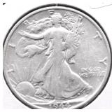 1944 S WALKING HALF DOLLAR F