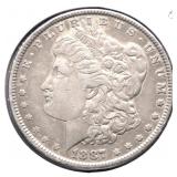 1887 MORGAN DOLLAR XF