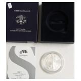 2007 W SILVER EAGLE W BOX PAPERS