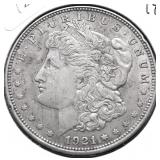 1921 MORGAN DOLLAR XF