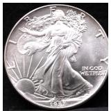 1987 SILVER EAGLE GEM