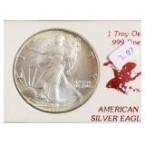 1986 SILVER EAGLE GEM