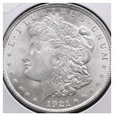 1921 CHOICE BU MORGAN DOLLAR