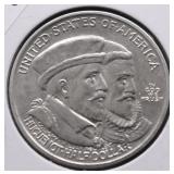 1924 GEM BU HUGENOT HALF DOLLAR