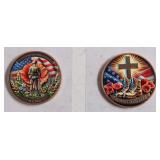 TWO OZ .999 COPPER ROUNDS